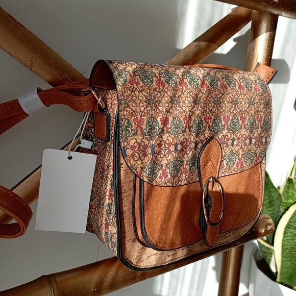 Faux Leather Sling Bag - Picture 4 of 16